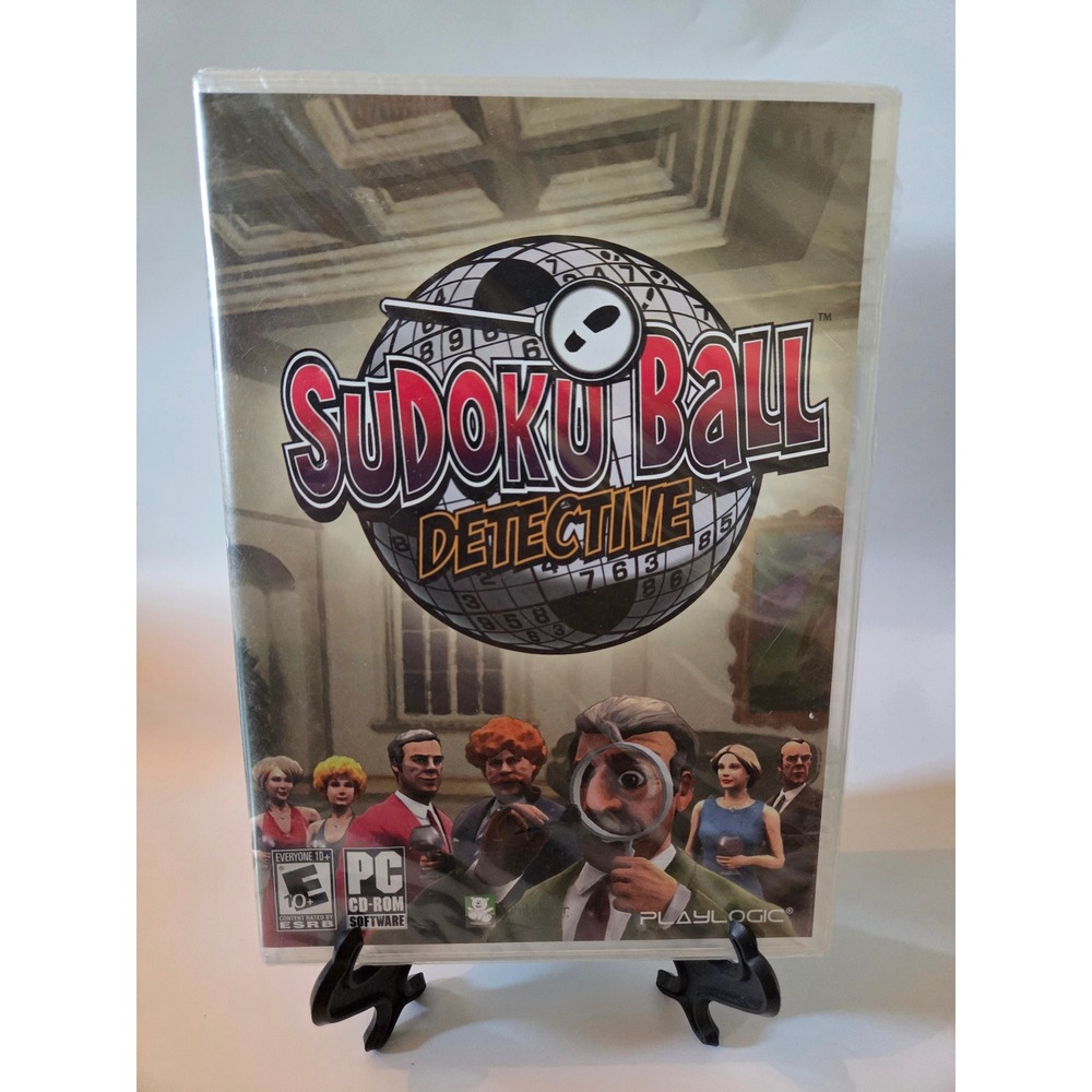 Sudoku Ball Detective PC CD-ROM Puzzle Mystery Game New Sealed Playlogic 2009